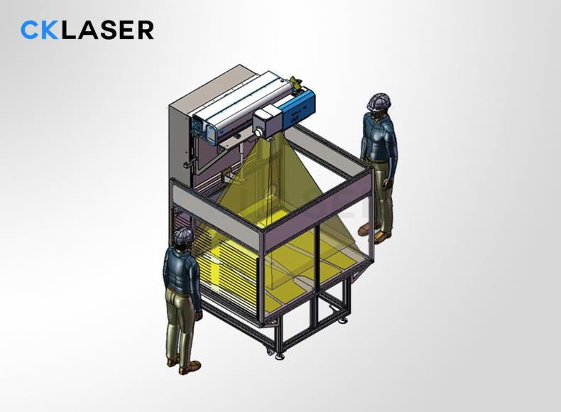 Máquina de marcado láser de jeans de gran formato